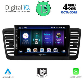 DIGITAL IQ BXD 6665_CPA (9inc) MULTIMEDIA TABLET for SUBARU LEGACY - OUTBACK mod. 2002-2008