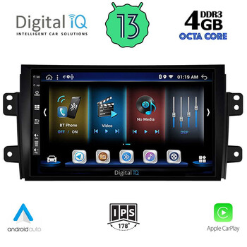 DIGITAL IQ BXD 6688_CPA (9inc) MULTIMEDIA TABLET for FIAT SEDICI – SUZUKI SX4 mod. 2005-2013