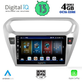 DIGITAL IQ BXD 6511_CPA (9inc) MULTIMEDIA TABLET for CITROEN ELYSEE – PEUGEOT 301 mod. 2013&gt;