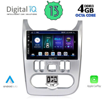 DIGITAL IQ BXD 6101_CPA (9inc) MULTIMEDIA TABLET for DACIA DUSTER – LOGAN – SANDERO mod. 2006-2012