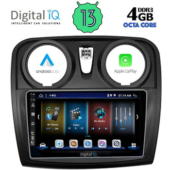 DIGITAL IQ BXD 6108_CPA (9inc) MULTIMEDIA TABLET for DACIA LOGAN – SANDERO mod. 2012-2019
