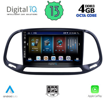 DIGITAL IQ BXD 6138_CPA (9inc) MULTIMEDIA TABLET for FIAT DOBLO – OPEL COMBO mod. 2015-2018