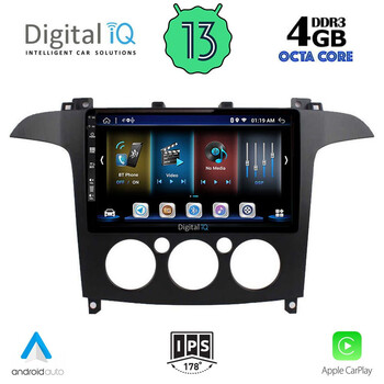 DIGITAL IQ BXD 6175_CPA A/C (9inc) MULTIMEDIA TABLET for FORD SMAX mod. 2006-2014