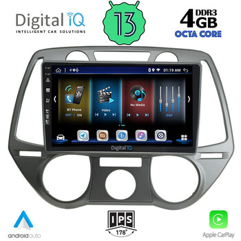 DIGITAL IQ BXD 6228_CPA A/C (9inc) MULTIMEDIA TABLET for HYUNDAI i20 mod. 2008-2012