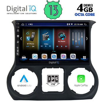 DIGITAL IQ BXD 6295_CPA (10inc) MULTIMEDIA TABLET for JEEP WRANGLER  mod. 2011-2014