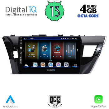 DIGITAL IQ BXD 6714_CPA (10inc) MULTIMEDIA TABLET for TOYOTA COROLLA mod. 2013-2016