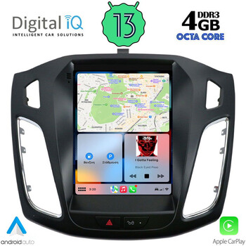 DIGITAL IQ BXD 6855_CPA TESLA STYLE  for FORD FOCUS mod. 2011-2017