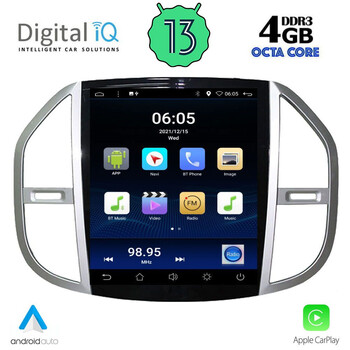 DIGITAL IQ BXD 6960_CPA TESLA STYLE for MERCEDES VITO mod. 2015&gt;
