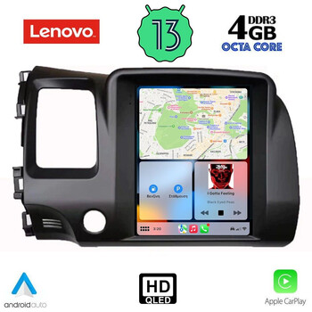 LENOVO SSX 9988_CPA TESLA STYLE for HONDA CIVIC 4D mod. 2006-2012