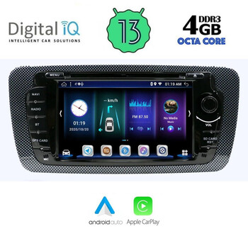 DIGITAL IQ BXE 647_GPS (7" DVD) MULTIMEDIA for SEAT IBIZA mod. 2008-2015