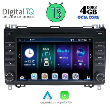 DIGITAL IQ ΒΧΕ 668_CPA (8'' DVD) MULTIMEDIA for MERCEDES A – B – SPRINTER – VITO – VIANO mod. 2004-2020