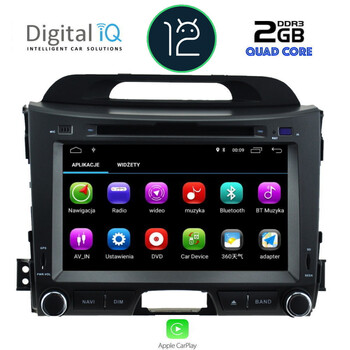 DIGITAL IQ MSM 374_CP (8'' DVD) MULTIMEDIA for KIA SPORTAGE mod. 2010-2015