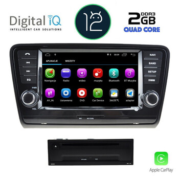 DIGITAL IQ MSM 306_CP (8'' DVD) MULTIMEDIA for SKODA OCTAVIA 7 mod. 2013-2021