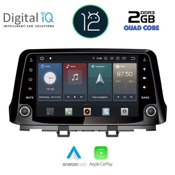 DIGITAL IQ X433_GPS (10'' DECK) MULTIMEDIA for HYUNDAI KONA mod. 2017&gt;