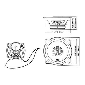 JBL STAGE1_51F (5''- 150w)