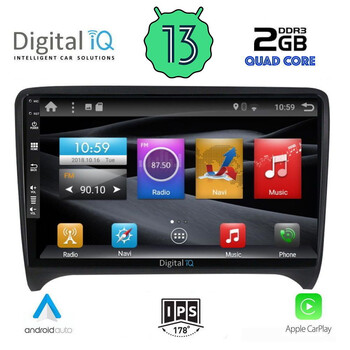 DIGITAL IQ BXH 3009_CPA (9inc) MULTIMEDIA TABLET for AUDI TT mod. 2007-2015