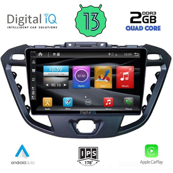 DIGITAL IQ BXH 3177_CPA (9inc) MULTIMEDIA TABLET for FORD TRANZIT CUSTOM | TORNEO CUSTOM mod. 2013-2019