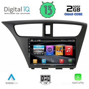 DIGITAL IQ BXH 3190_CPA (9inc) MULTIMEDIA TABLET for HONDA CIVIC mod. 2012-2016