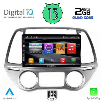 DIGITAL IQ BXH 3227_CPA A/C (9inc) MULTIMEDIA TABLET for HYUNDAI i20 mod. 2008-2012