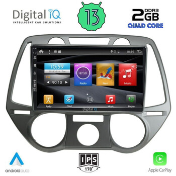DIGITAL IQ BXH 3228_CPA A/C (9inc) MULTIMEDIA TABLET for HYUNDAI i20 mod. 2008-2012