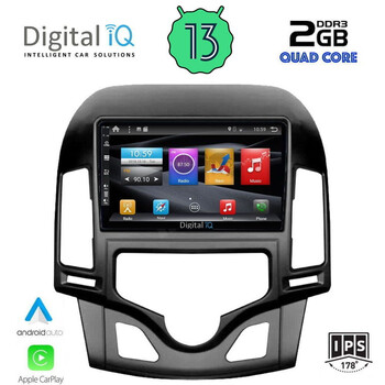 DIGITAL IQ BXH 3231_CPA CLIMA (9inc) MULTIMEDIA TABLET for HYUNDAI i30 mod. 2007-2012