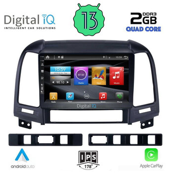 DIGITAL IQ BXH 3239_CPA (9inc) MULTIMEDIA TABLET for HYUNDAI SANTA FE mod. 2005-2013