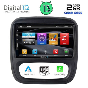 DIGITAL IQ BXH 3499_CPA (9inc) MULTIMEDIA TABLET for OPEL VIVARO – RENAULT TRAFIC – FIAT TALENDO – NISSAN NV 300 mod. 2014&gt;