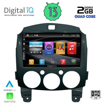 DIGITAL IQ BXH 3361_CPA (9inc) MULTIMEDIA TABLET for MAZDA 2 mod. 2007-2014