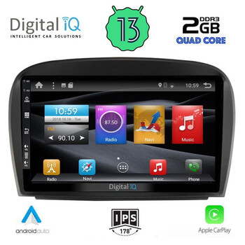 DIGITAL IQ BXH 3427_CPA (9inc) MULTIMEDIA TABLET for MERCEDES SL (R230) FACELIFT mod. 2006-2012