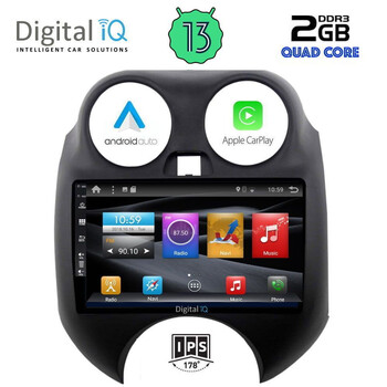 DIGITAL IQ BXH 3459_CPA (9inc) MULTIMEDIA TABLET for NISSAN MICRA mod. 2010-2014