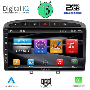 DIGITAL IQ BXH 3513_CPA (9inc) MULTIMEDIA TABLET for PEUGEOT 308 mod.2007-2012 - RCZ mod.2009-2015