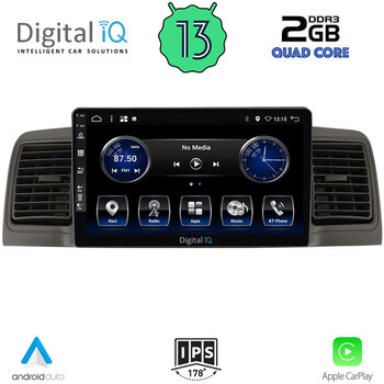 DIGITAL IQ BXH 3712_CPA (9inc) MULTIMEDIA TABLET for TOYOTA COROLLA mod. 2001-2006