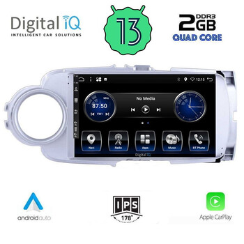 DIGITAL IQ BXH 3737_CPA (9inc) MULTIMEDIA TABLET for TOYOTA YARIS mod. 2011-2020