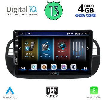 DIGITAL IQ BXD 6130_CPA (9inc) MULTIMEDIA TABLET for FIAT 500 mod. 2007-2015
