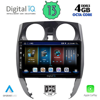 DIGITAL IQ BXD 6464_CPA (10inc) MULTIMEDIA TABLET for NISSAN NOTE mod. 2012&gt;