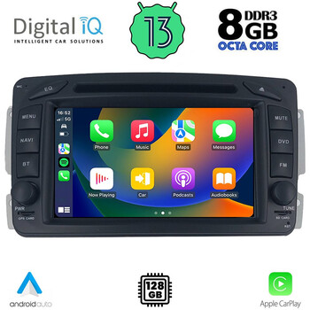 DIGITAL IQ BXE 871_CPA (7'' DVD) MULTIMEDIA for MERCEDES C (W203) mod. 1999-2004