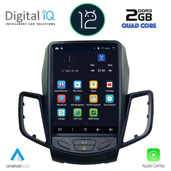 DIGITAL IQ BXH 3854_CPA TESLA STYLE for FORD FIESTA mod. 2008-2017