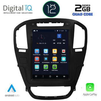 DIGITAL IQ BXH 3914_CPA TESLA STYLE for OPEL INSIGNIA mod. 2008-2013