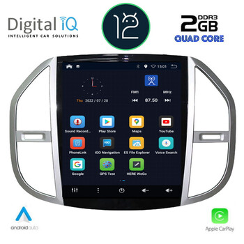 DIGITAL IQ BXH 3960_CPA TESLA STYLE for MERCEDES VITO mod. 2015&gt;