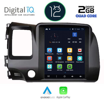 DIGITAL IQ BXH 3988_CPA TESLA STYLE for HONDA CIVIC 4D mod. 2006-2012