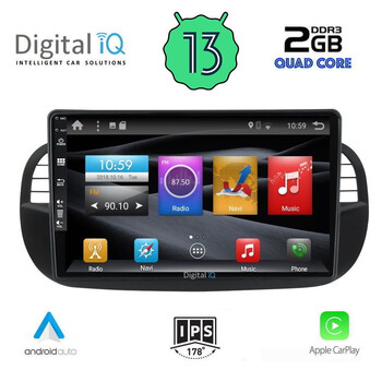 DIGITAL IQ BXH 3130_CPA (9inc) MULTIMEDIA TABLET for FIAT 500 mod. 2007-2015