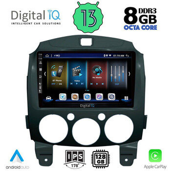 DIGITAL IQ BXD 8361_CPA (9inc) MULTIMEDIA TABLET for MAZDA 2  mod. 2007-2014