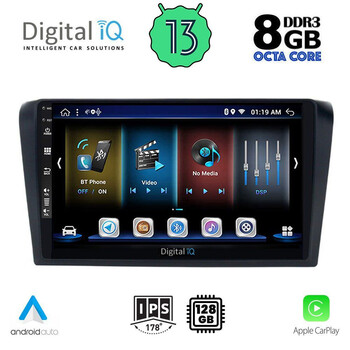 DIGITAL IQ BXD 8365_CPA (9inc) MULTIMEDIA TABLET for MAZDA 3 mod. 2003-2008
