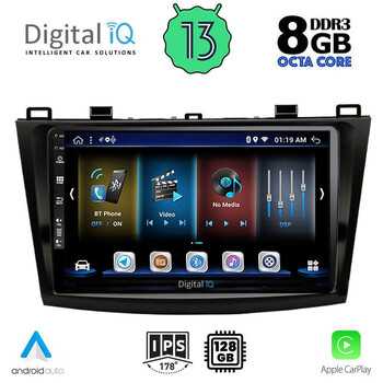 DIGITAL IQ BXD 8366_CPA (9inc) MULTIMEDIA TABLET for MAZDA 3 mod. 2009-2014