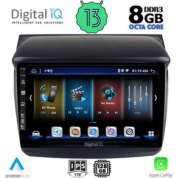 DIGITAL IQ BXD 8436_CPA (9inc) MULTIMEDIA TABLET for MITSUBISHI L200 mod. 2006-2015