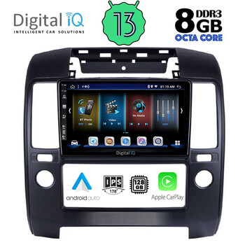 DIGITAL IQ BXD 8454_CPA A/C (9inc) MULTIMEDIA TABLET for NISSAN NAVARA D40 mod. 2006-2011 με A/C