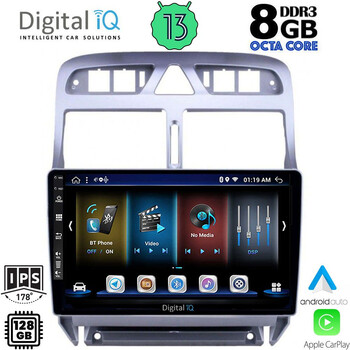 DIGITAL IQ BXD 8512_CPA (9inc) MULTIMEDIA TABLET for PEUGEOT 307 mod. 2001-2008
