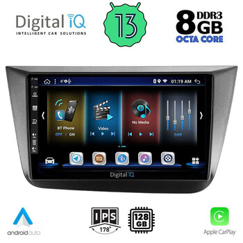 DIGITAL IQ BXD 8570_CPA (9inc) MULTIMEDIA TABLET for SEAT ALTEA mod. 2004-2015