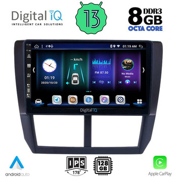 DIGITAL IQ BXD 8662_CPA (9inc) MULTIMEDIA TABLET for SUBARU FORESTER - IMPREZA - XV mod. 2008-2013