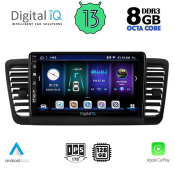 DIGITAL IQ BXD 8665_CPA (9inc) MULTIMEDIA TABLET for SUBARU LEGACY - OUTBACK mod. 2002-2008